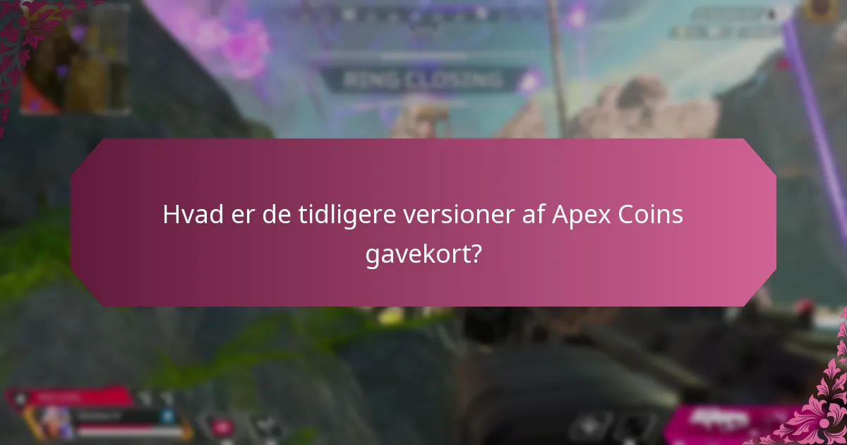 Hvad er de seneste opdateringer til Apex Coins gavekort?