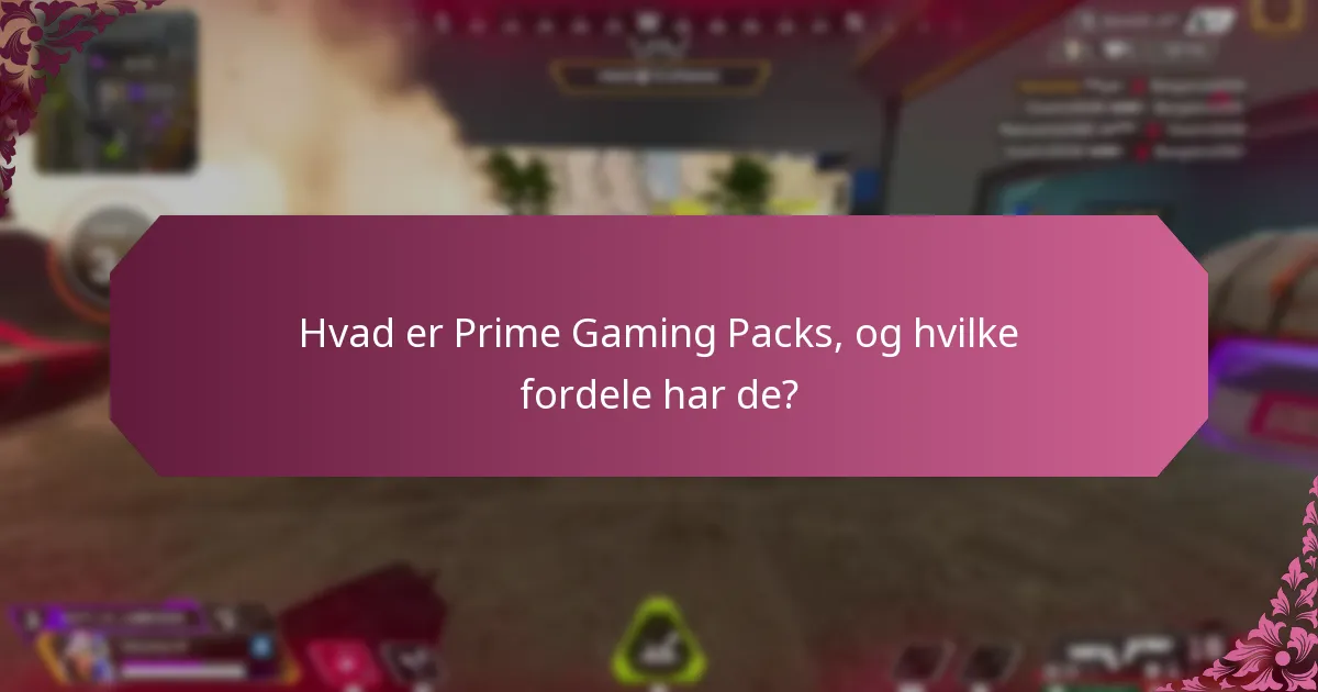 Hvordan fungerer stapling af belønninger med Prime Gaming Packs?