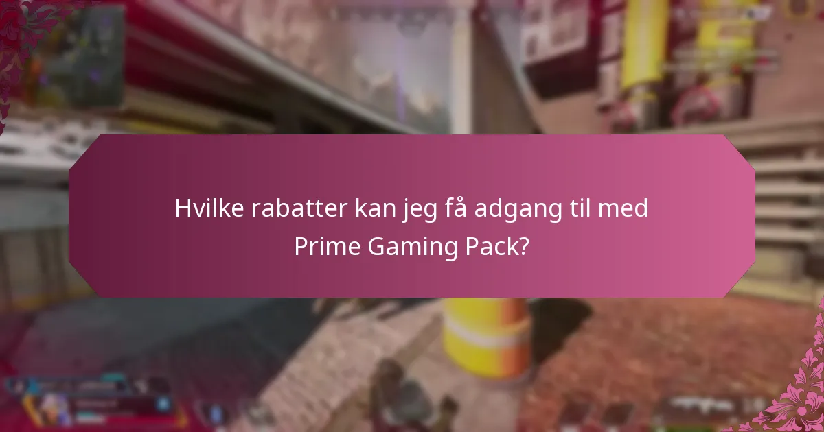 Hvordan sammenlignes Prime Gaming Pack med andre spiltjenester?