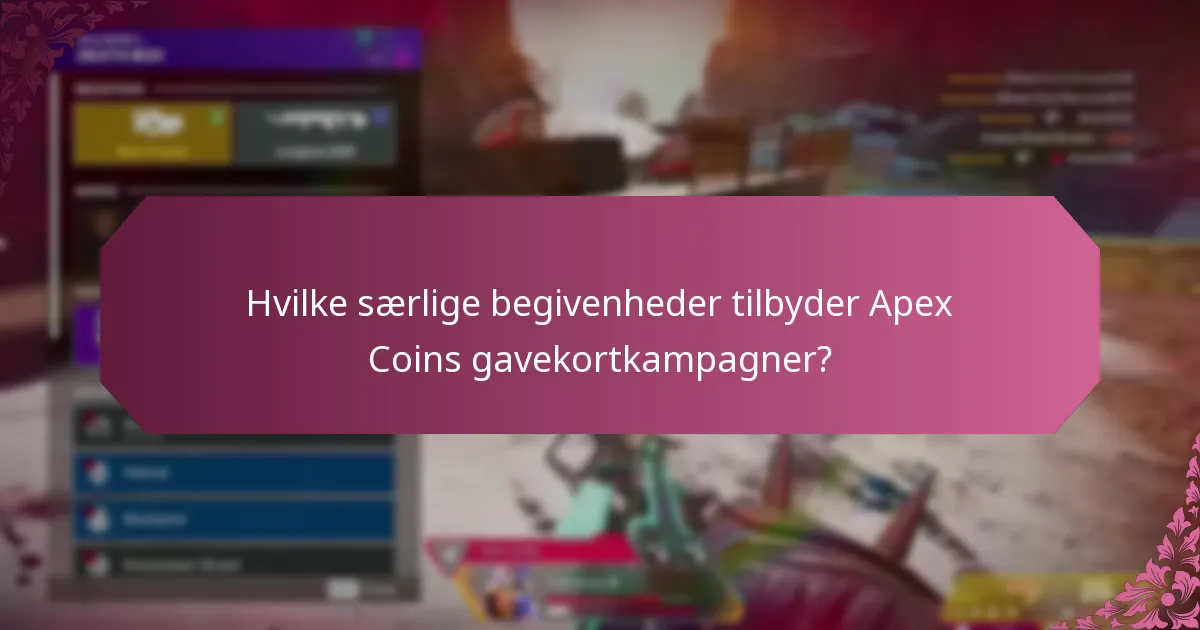 Hvordan sammenligner jeg forskellige Apex Coins gavekortkampagner?