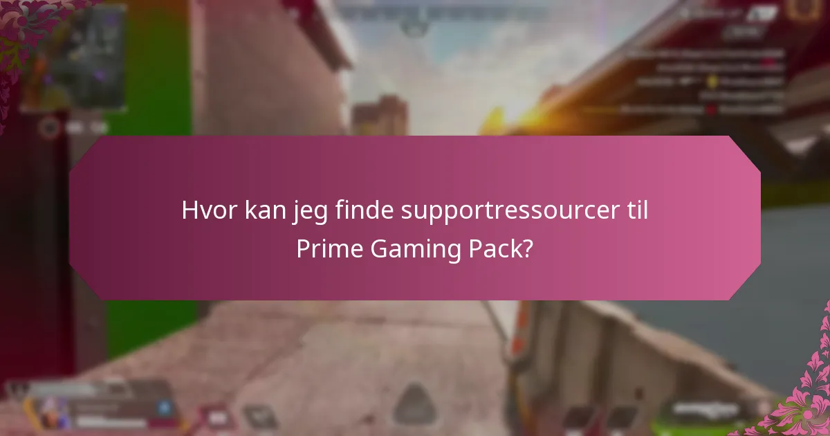 Hvilke opdateringer skal jeg være opmærksom på vedrørende Prime Gaming Pack?